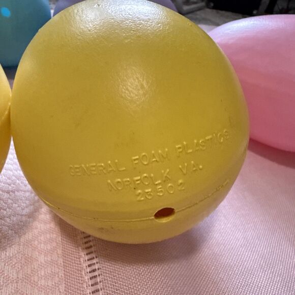 Easter Egg Blow Mold 8” Lot Of 10 Eggs Vintage General Foam Plastics & Unbranded - Picture 6 of 16